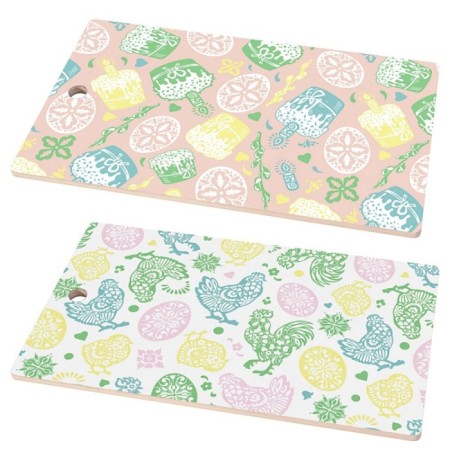 Greeting board multidide "Color Easter", birch, size 29x17 cm, color mix