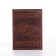 Cover for autoDocations and passports, brown color