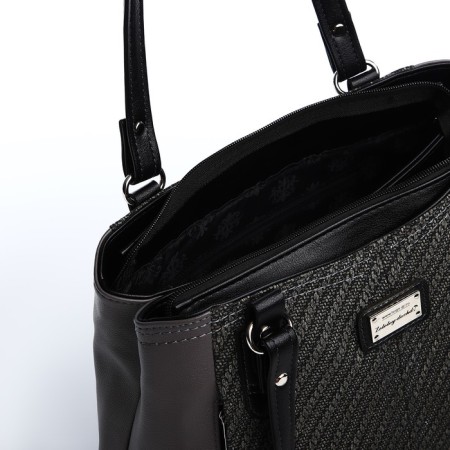 Female bag "golden rain" with lightning, the color is gray-4