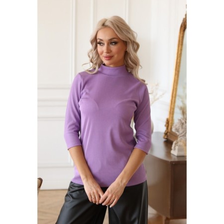 Women's turtleneck, size 48, lilac color-7