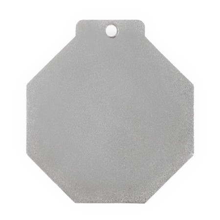 Prize medal "2 place", d = 5 cm., Silver color-4