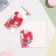 Highlight-Europe "Congratulations!" Congrev, embossing, red flowers, 10.5 x 21.5 cm