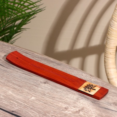Standing for incense "Lotus" red tree, horn 25 cm