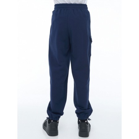 Pants for boys, height 128 cm, dark blue color-2