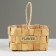 Wicker basket, 17 x 10 x 9/18.5 cm, sequoia