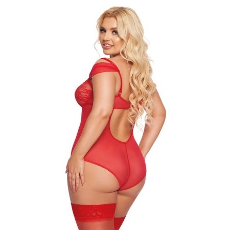 Body Softline Collection Dora, red color, XXXL size-1