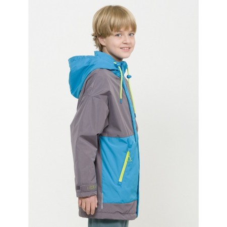 Windbreaker for boys, height 158 ​​cm, gray color-4