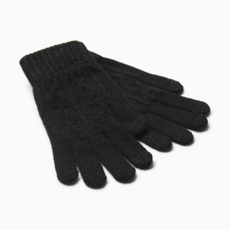 Male gloves minku 21 cm black-1
