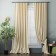 Set of curtains "Billy", size 170 x 270 cm - 2 pcs, grab - 2 pcs, color cream