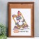 Photo frame 25x35 cm pine, No. 1 Mokko, 17 mm (plastic screen)