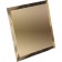 Square mirror bronze tiles with fake 10 mm, 200x200 mm