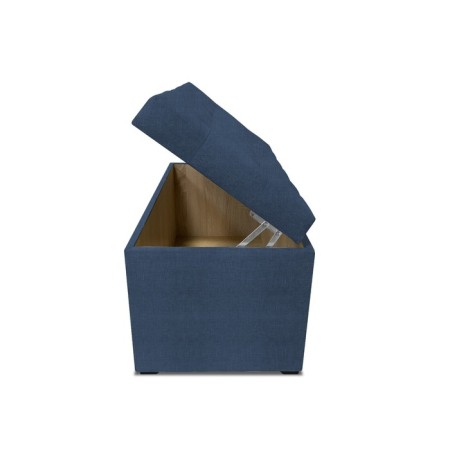 Puff with a lid and weighting, 800 × 400 × 420 mm, Vital velor, Ocean color-5