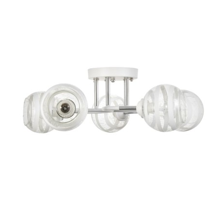Ophelia chandelier 5he27 40W Belo-chromium 60x60x27 cm Bayerlux-3