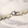 Beads "Moonstone" rhombus, 45 cm