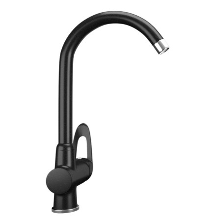 Kitchen mixer Ulgran U006-344, ultra-black color