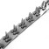 Strict label collar, zinc, 55 x 2.3 cm
