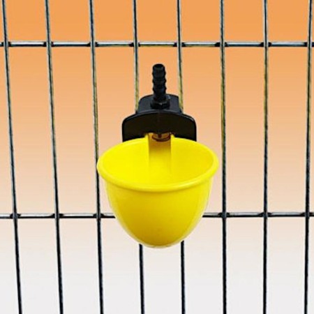 The bowl is cup, with a fastener on a grid, d = 50 mm, plastic-2