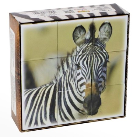 Cubes "Animals of Africa", 9 pcs.-1