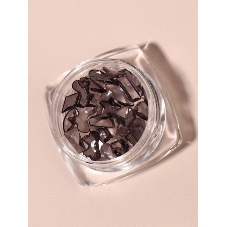 Decorative elements for decor, voluminous, translucent color/black-7
