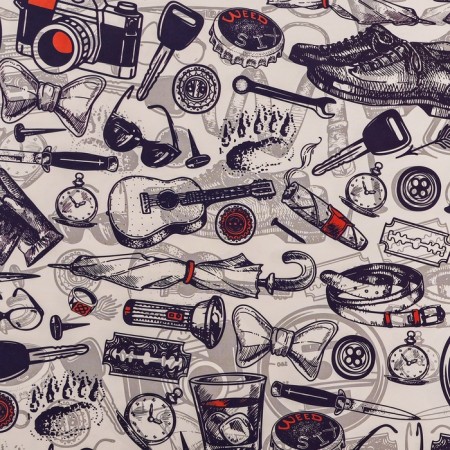 Package paper, glossy "male style", 70 x 100 cm, 1 sheet-2