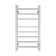 The electric heated towel "Sanprise" Quadro P8, 400x800 mm, universal, white