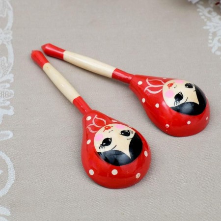 Spoon Poloba "Matryoshka", 19 × 6 cm, mix-6