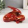 Souvenir Polystone Lac "Red Dragon Curlted with a Kolachik" 15x10.5x10 cm