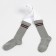Pantyhose children, color gray melange /white, height 116-122