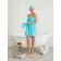 Set for a female bath: Chalma, Pareo, Mitten, Size XL-3XL