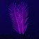 Silicone Aquarium plant, glowing in the dark, 6.5 x 18 cm, purple