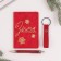 Gift New Year's set "New Year's miracle": cover for passport, keychain and pen Plastic