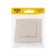 Tot Elegant switch, 10 a, 1 cl., With backlight, hidden, beige