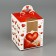 Box the team "Love message" 9 x 11 x 9 cm