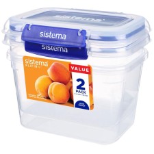 Set of containers, 1.49 l, 2 subjects, mix