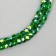 Glass beads, set 72 pcs., Size 1 pc. - 8 mm, green color