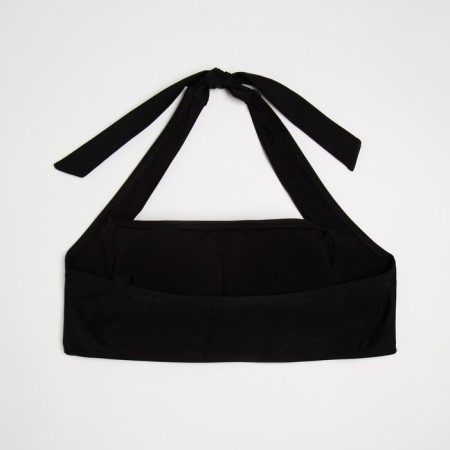 Top bathing female minku on ties, black color 52-8