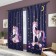 Set of curtains 145x260cm-2pcs, diz. 068, Gabardin, p/e 100%
