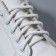 Shoes for shoes, steam, round, 4 mm, 110 cm, packing 25 pcs, white color