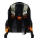 Frame backpack 35 x 28 x 15 cm, Across 178, filling: bag, pencil case, camouflage ACR22-178-4