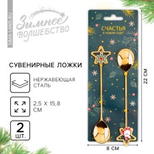 Gift set of spoons with suspensions 
