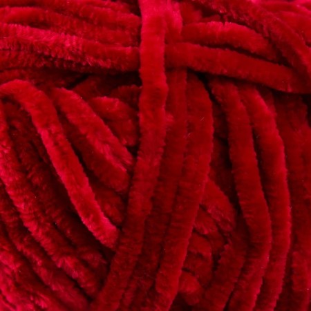 Yarn "Velour" 100% micropoliester 170m/100g (847 Bordeaux)-2