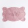 Formal bone rug for a bowl, 39.5 x 25 cm, pink