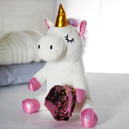 Soft toy "Unicorn", with a backpack-3