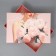 Gift folding box, packaging, "the most beautiful", 30 x 20 x 9 cm