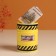 Pigger Ceramics "Zone of High Greed" yellow 6.5x6.5x9 cm