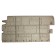 Burg panel (earthen) döcke-r, 946x445 mm, 0.42m2