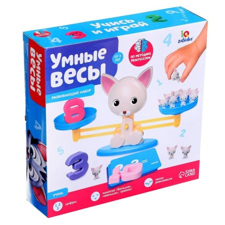 Developing set "Smart Libra", cat, according to the Montessori methodology-10