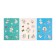 A set of stickers-painters "jokes" mermaid, 3 sheets, a5