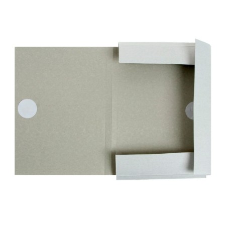 Calligrata ties folder with ties, unlawed cardboard, 370 g/m2, white, up to 200 liters-3