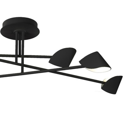 Ceiling chandelier Mantra capuccina, LED, 3100LM, 3000K, 292 mm, black color-2